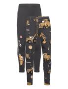 Leggings 2 Pack Vehicle Black Lindex