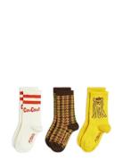 Coucou 3-Pack Socks Patterned Mini Rodini