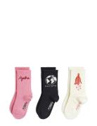 Agatha 3-Pack Socks Patterned Mini Rodini