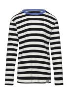 Midi Rib Tobino Tee Ls Patterned Mads Nørgaard