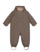 Matwisti Fleece Lined Snowsuit. Grs Brown MINI A TURE