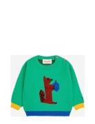 Baby Hungry Squirrel Jumper Green Bobo Choses