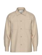 Slh-Brody Sun Overshirt Ls Noos Beige Selected Homme