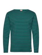 Breton Striped Shirt Héritage Green Armor Lux