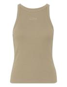 Drewgz Sl Logo Tank Beige Gestuz