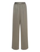 Ayla Satin Trousers Khaki Ahlvar Gallery