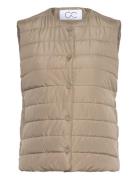 Cc Heart Asta Quiltet Vest Beige Coster Copenhagen