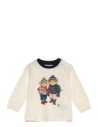 Polo Bear Cotton Long-Sleeve Tee Cream Ralph Lauren Baby