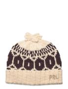 Wool Snowflake Beanie Beige Polo Ralph Lauren