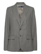 Stretch-Wool Flannel Blazer Grey Polo Ralph Lauren