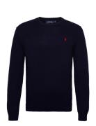 Cotton Crewneck Sweater Navy Polo Ralph Lauren