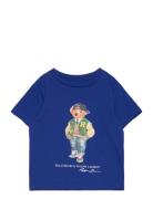 Polo Bear Cotton Jersey Tee Blue Ralph Lauren Kids