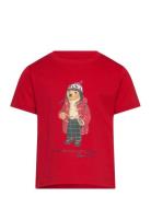 Polo Bear Cotton Jersey Tee Red Ralph Lauren Kids