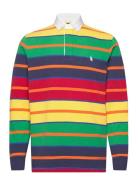 Classic Fit Striped Jersey Rugby Shirt Yellow Polo Ralph Lauren