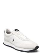 Prl Trail 100 Suede & Oxford Sneaker White Polo Ralph Lauren