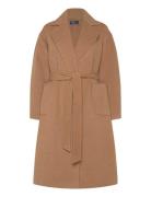 Double-Faced Wool Wrap Coat Beige Polo Ralph Lauren