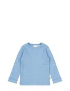 T-Shirt L/S Modal Blue Petit Piao