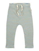 Pants Modal Striped Blue Petit Piao