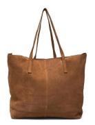 Suede Shopper Bag Brown Mango