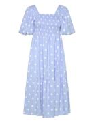 Cheri Dot Dress Blue A-View