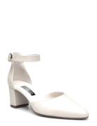 Ankle-Strap Pumps White Gabor