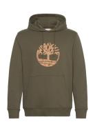 Front Camo Tree Logo Hoodie Green Timberland