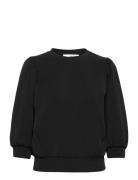 Slftenny 3/4 Sweat Top Noos Black Selected Femme