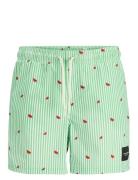 Jpstmaui Jjswim Mini Stripe Akm Jnr Green Jack & J S