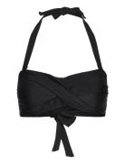 Rwshiitake Bandeau Halter Bikini To Black Rosemunde