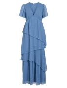 Vidobby S/S Ankel Layer Dress/Dc/Ka Blue Vila