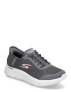 Mens Go Walk Flex - Hands Up - Slip-Ins Grey Skechers