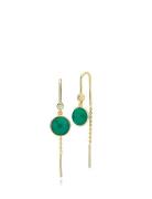 Prima Donna Earrings Green Izabel Camille