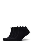 Rhatlanta Footie Socks - 4-Pack Black Rosemunde