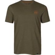 Seeland Men's Saker T-Shirt Pine Green Melange