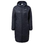 Craghoppers Women's Expolite Long Hooded Jacket Blue Navy