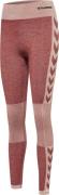 Women's Hmlclea Seamless Mid Waist Tights Withered Rose/Rose Tan Melan...