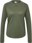 Hummel Women's hmlMT Vanja T-Shirt L/S Deep Lichen Green