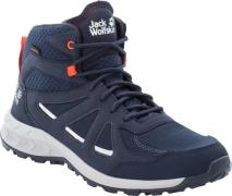 Jack Wolfskin Men's Woodland 2 Texapore Mid Dark Blue / Red