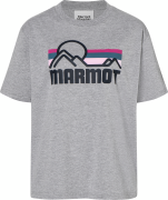 Marmot Women's Coastal Tee Short Sleeve Grey Heather