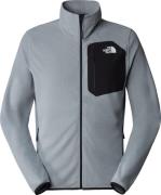 The North Face Men's Experit Grid Fleece Jacket Monument Grey/TNF Blac...