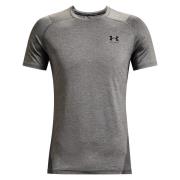 Under Armour Men's UA HG Armour Fitted Short Sleeve Carbon Heather