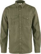 Fjällräven Men's Övik Travel Long Sleeved Shirt Green