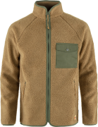 Fjällräven Men's Vardag Pile Fleece Buckwheat Brown-Laurel Green