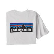 Patagonia Men's P-6 Logo Responsibili-Tee White