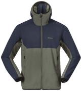 Bergans Vaagaa Windbreaker Jacket Men Green Mud/Navy Blue