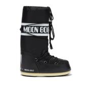 Moon Boot Kids' Icon Nylon Boots  Black