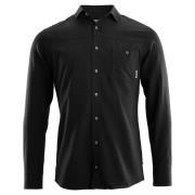 LeisureWool Woven Wool Shirt Man Jet Black