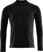Aclima Men's LeisureWool Pique Shirt Long Sleeve Jet Black