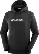 Salomon Men's Salomon Logo Performance Hoodie Deep Black