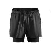 Craft Men's Adv Essence 2-in-1 Stretch Shorts Black